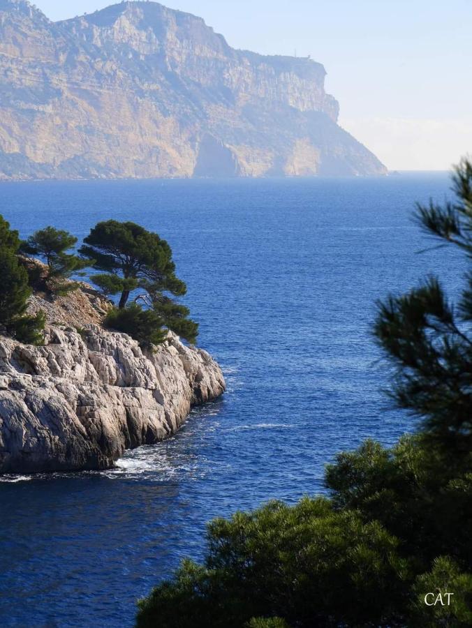 Mon Petit Paradis, Cassis Centre Apt 90 M2, 200 M Mer, Terr Plein Sud, Clim Park Prive Eksteriør billede