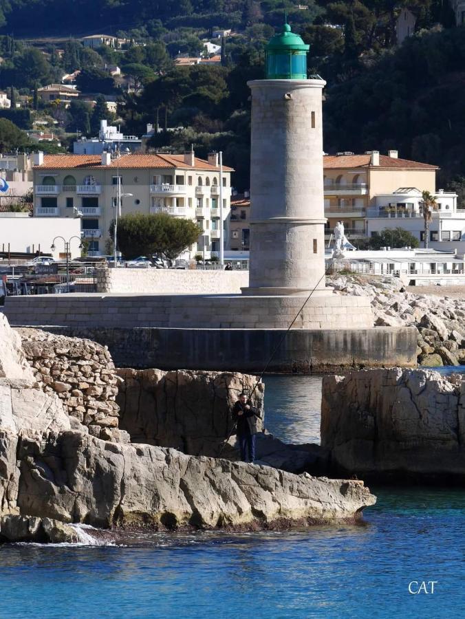 Mon Petit Paradis, Cassis Centre Apt 90 M2, 200 M Mer, Terr Plein Sud, Clim Park Prive Eksteriør billede